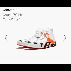 Off white chuck taylors
